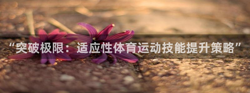 劲爆体育欧冠直播：“突破极限：适应性体育运动技能提升策略”